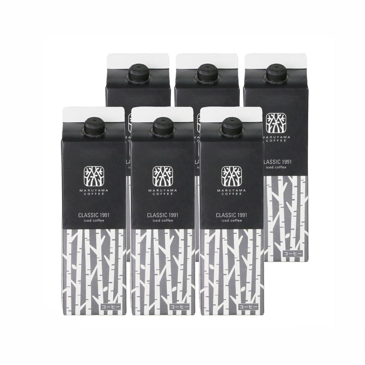 마루야마커피 클래식 1991 아이스커피 무당 1000ml 6개입 액상 블랙커피