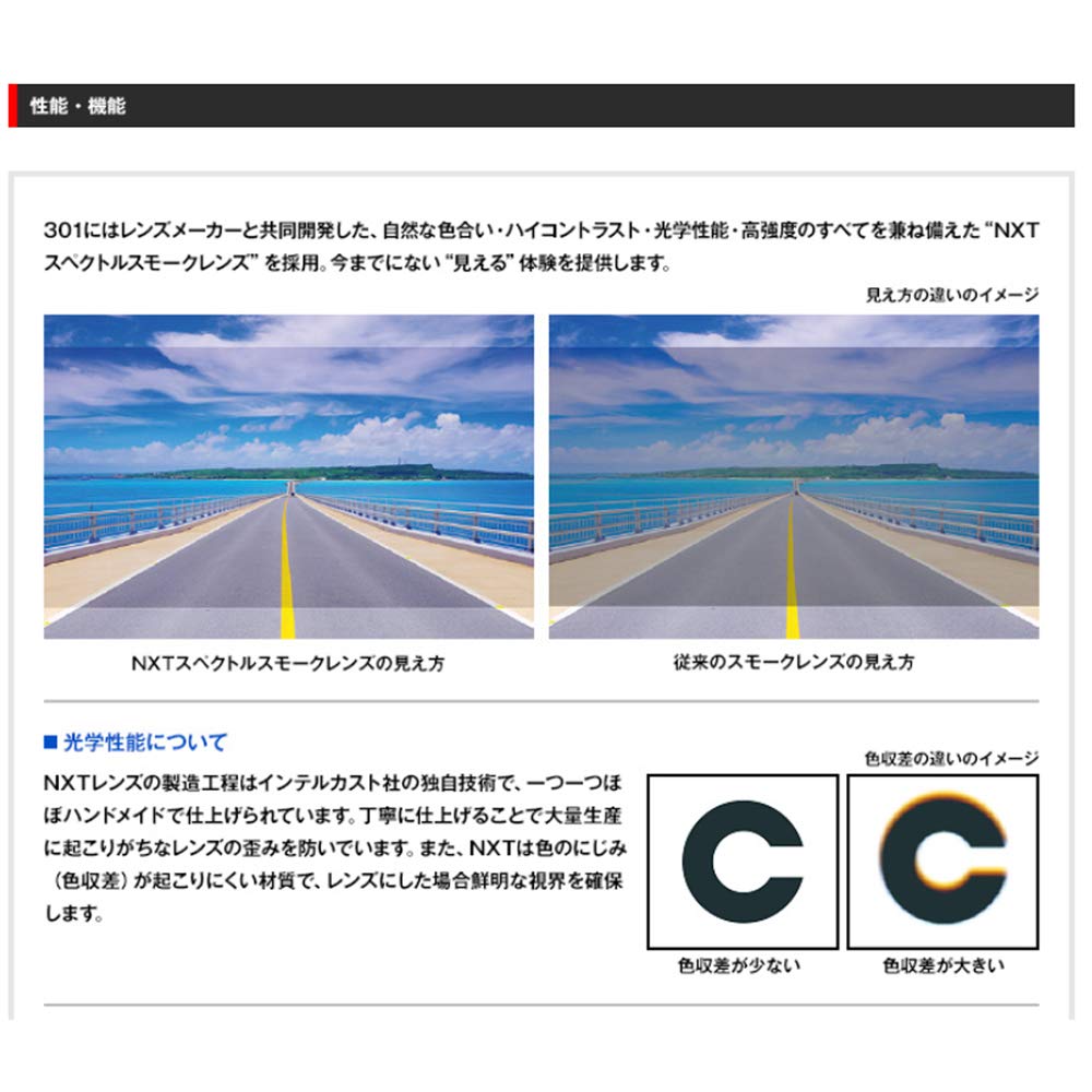카부토 Kabuto 301-SR-NXT 스펙트럼 스모크 교체용 렌즈 이미지 2