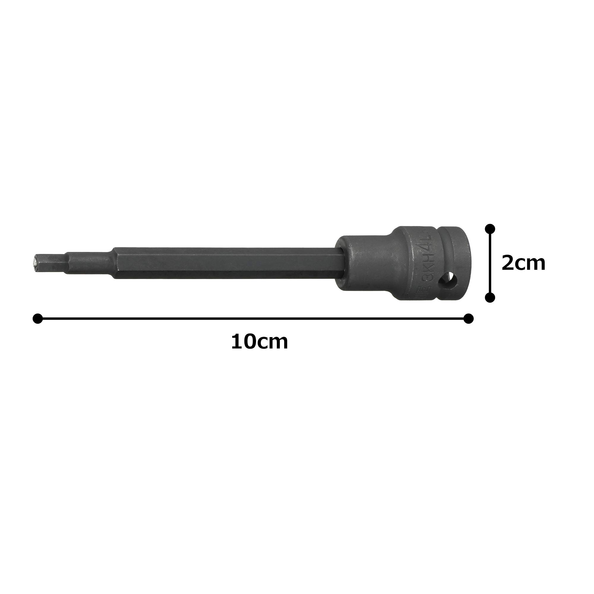 토네 HP3KH-04LK 9.5mm 4mm 롱 육각 소켓 마그넷형 이미지 5