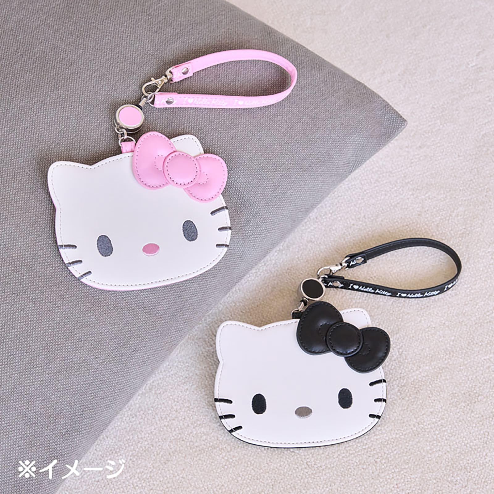 산리오 I Love Hello Kitty 606146 패스케이스 블랙 이미지 5