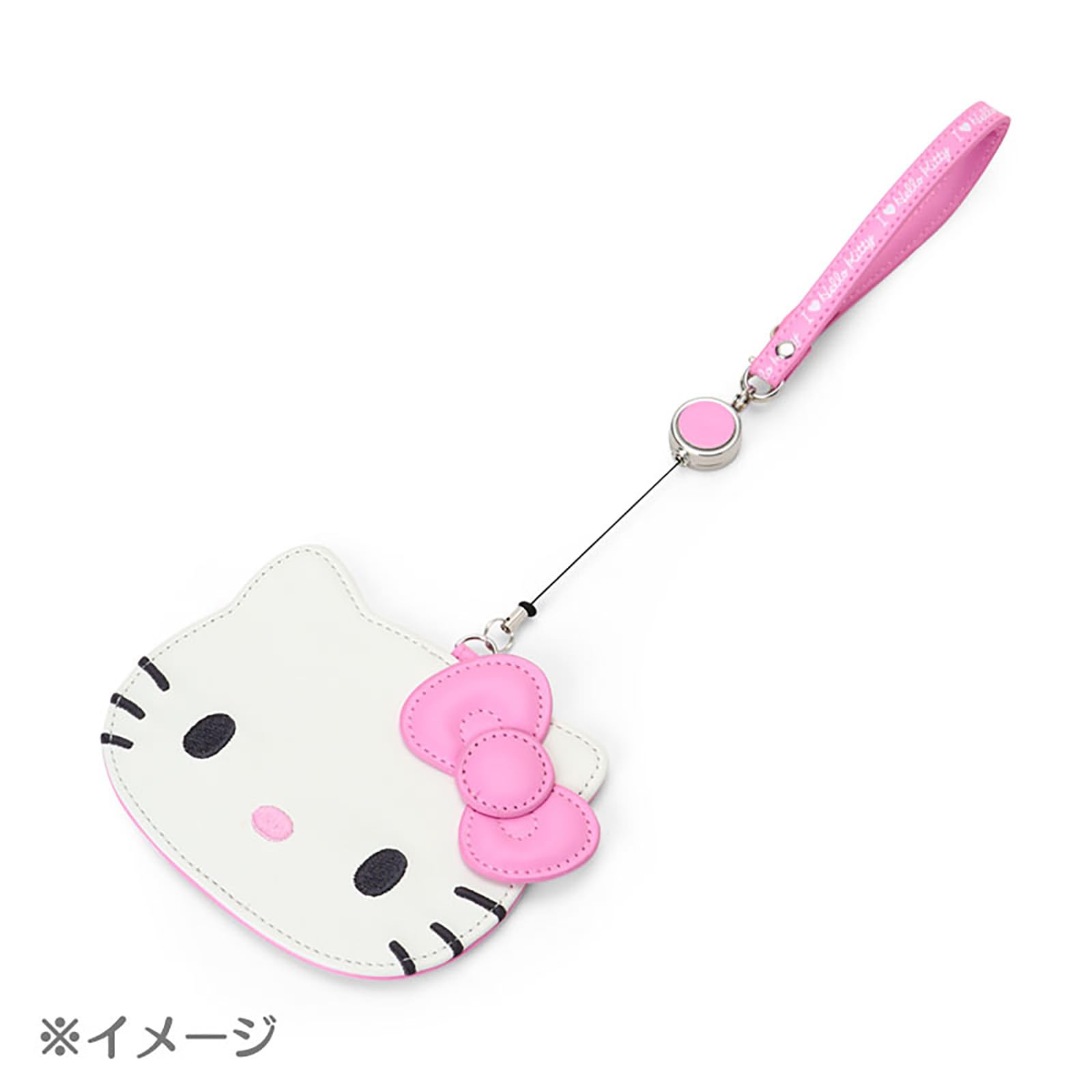 산리오 I Love Hello Kitty 606146 패스케이스 블랙 이미지 4