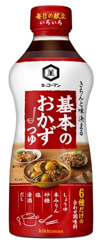 기꼬만 기본 반찬 쯔유 500ml 3개입