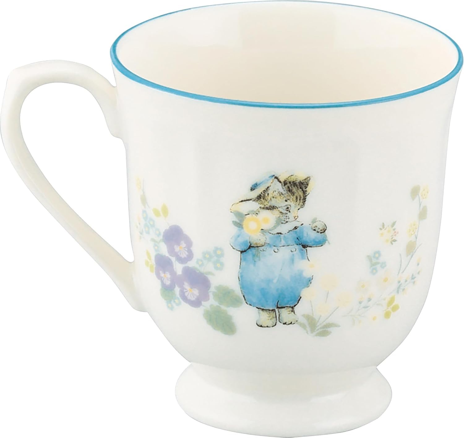 야마카 피터래빗 샤비시크플라워 PR651-11 340ml 커피 머그컵 이미지 2
