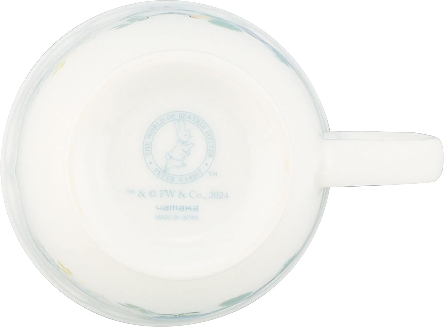 야마카 피터래빗 샤비시크플라워 PR651-11 340ml 커피 머그컵 이미지 5