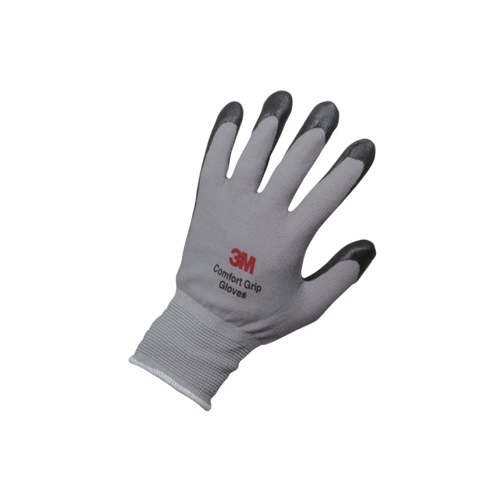 3M 컴포트 그립 그레이 M 작업용 장갑 그레이 1켤레