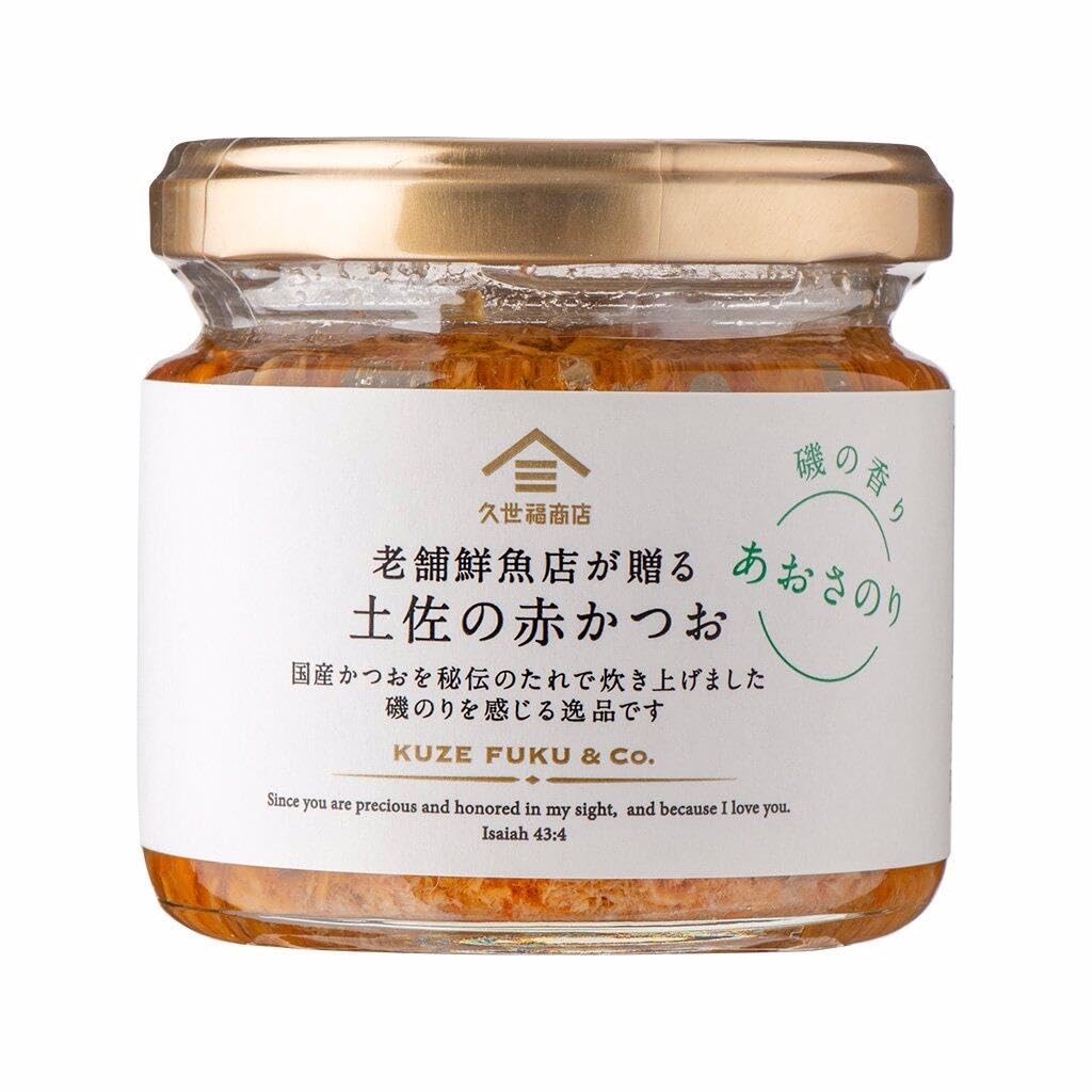 쿠제후쿠상점 토사의 붉은 가다랑어 파래 120g 밥반찬