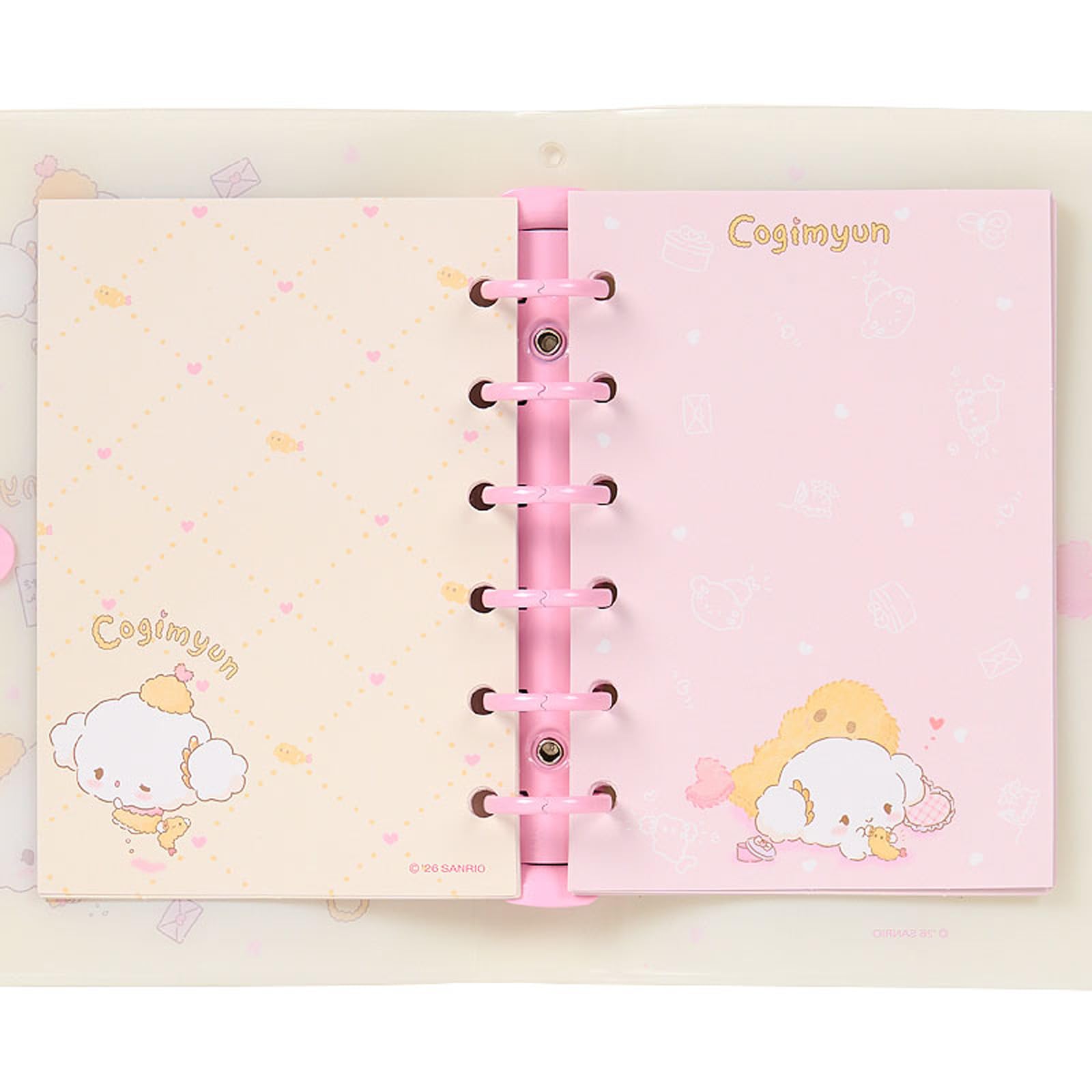 산리오 코기뮨 오늘도 둘은 사이좋게 563650 스티커 바인더 이미지 6