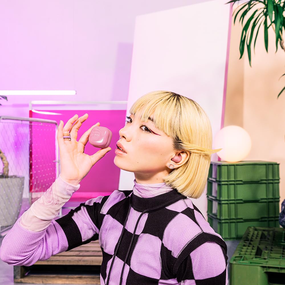 소니 LinkBuds 링크버즈 Fit 핑크 WF-LS910N 무선 노이즈캔슬링 이어폰 이미지 26