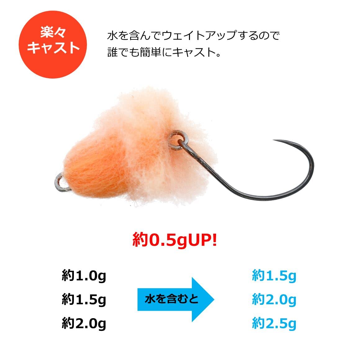 다이와 마스노하나2 2.0g 쇼킹 핑크 페더 지그 이미지 3