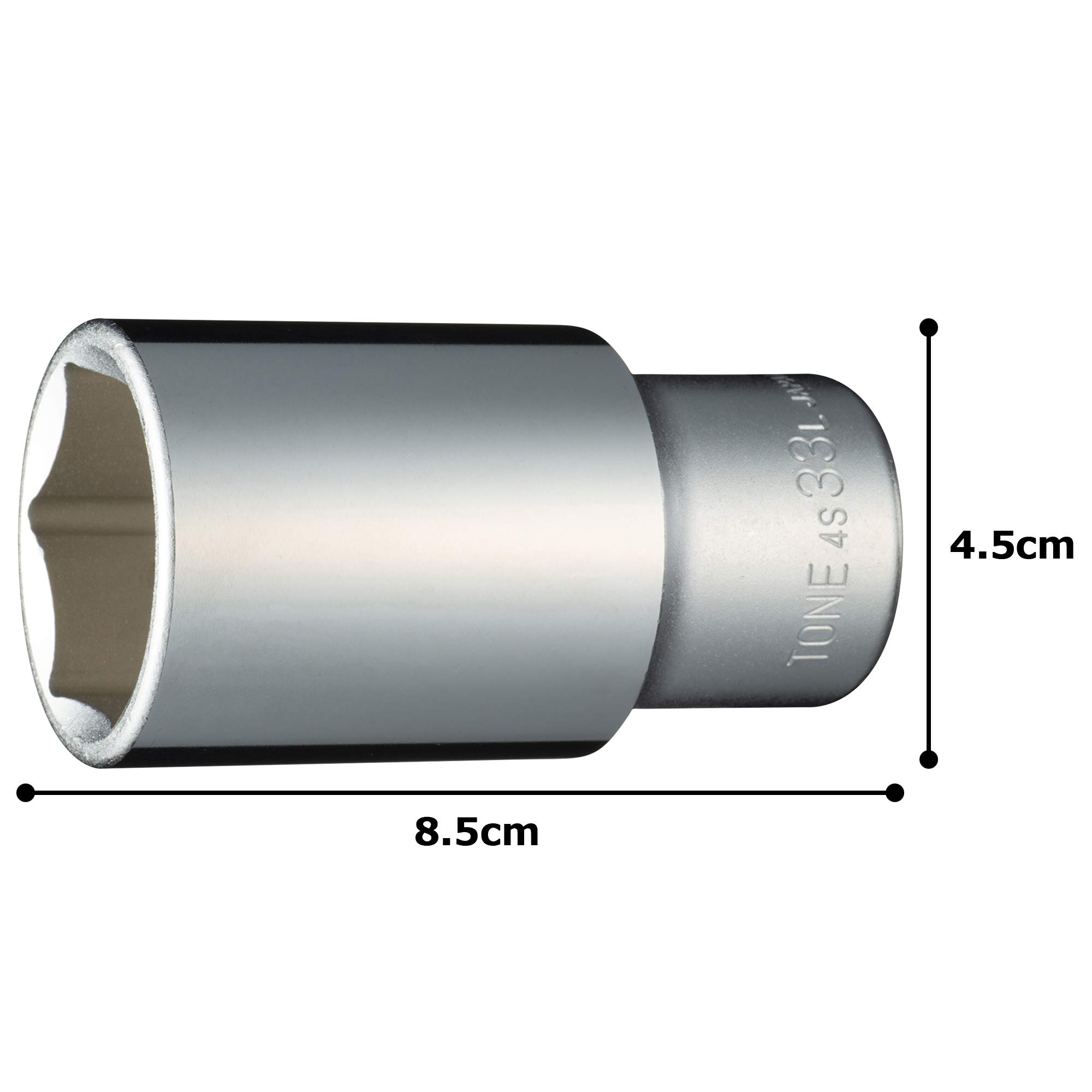 토네 HP4S-33L 33mm 12.7sq 6각 딥소켓 이미지 5