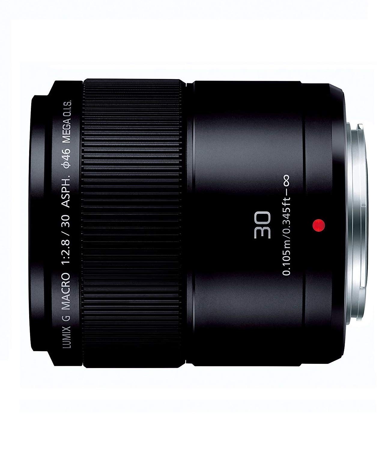 파나소닉 루믹스 G MACRO 30mm F2.8 H-HS030 블랙 매크로 단렌즈 이미지 2