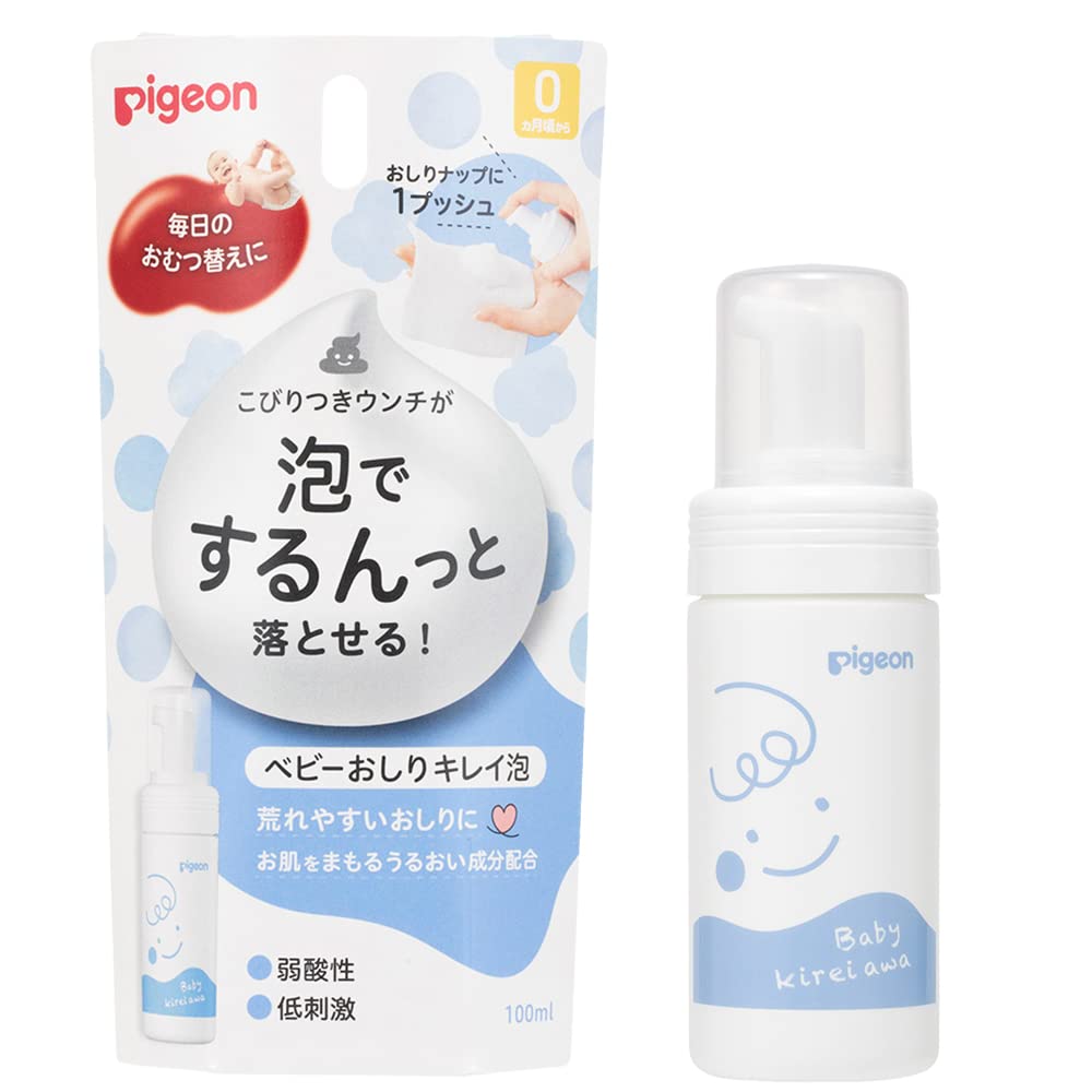 피죤 베이비 엉덩이 세정 거품 100ml 화이트 이미지 1