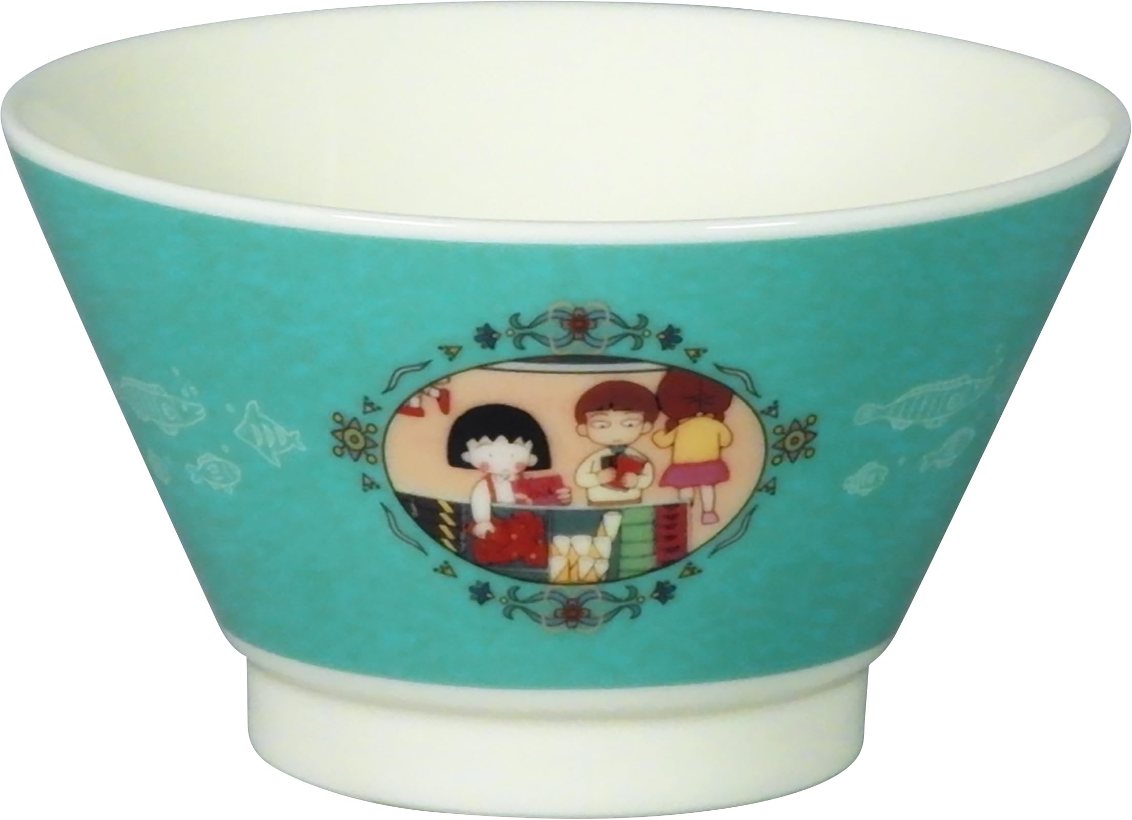 야마카 치비 마루코짱 35주년 그린 CM42-351 360ml 세라믹 밥공기 이미지 2