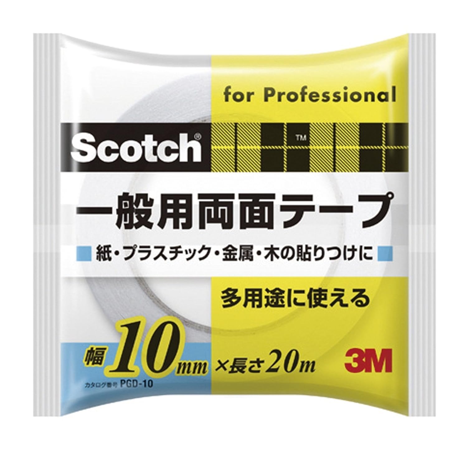 3M 스카치 일반용 양면테이프 PGD-10 10mm 20m 7개입 폭 10mm 1권 이미지 1