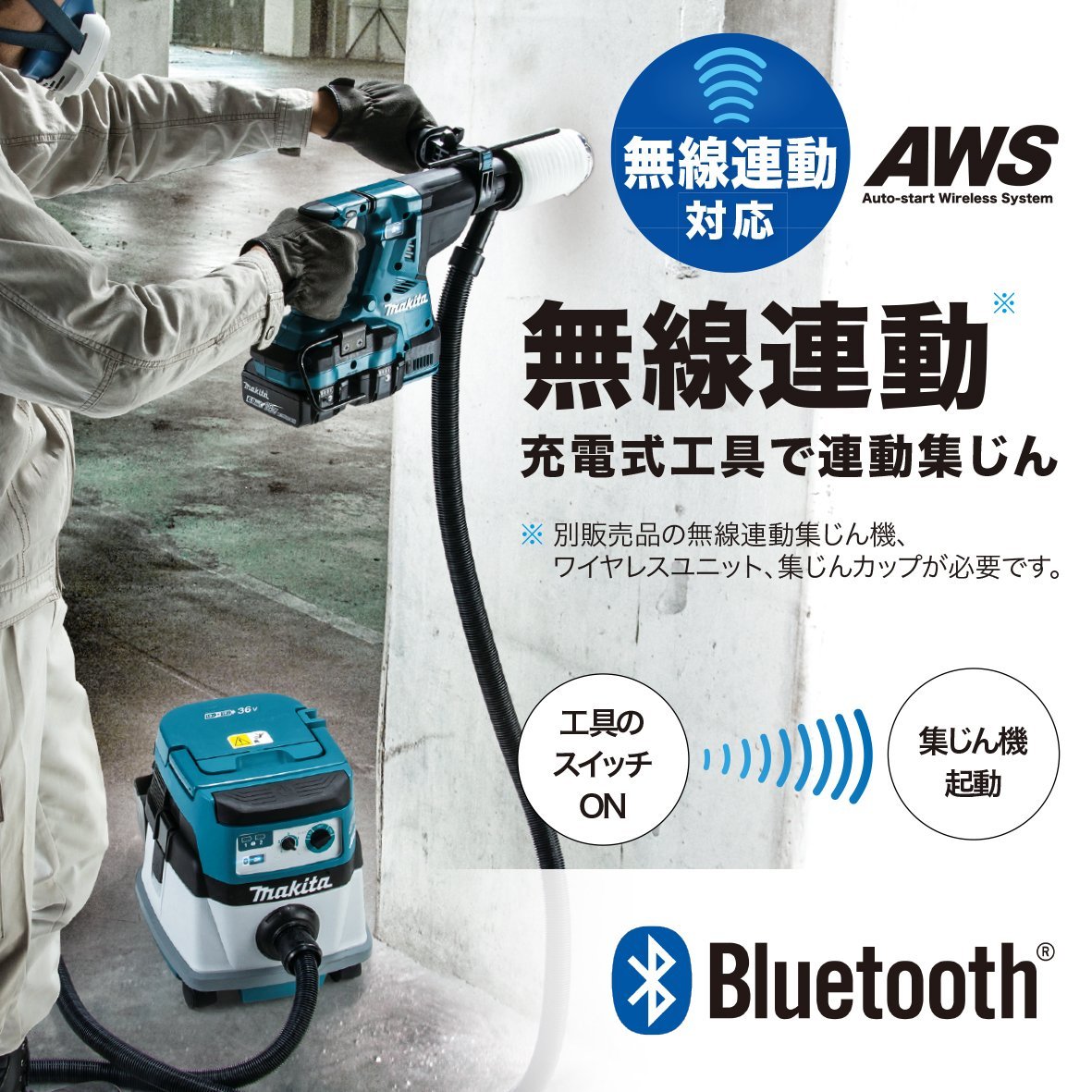 마키타 HR282DPG2 36V 28mm 충전식 로터리 해머드릴 풀세트 이미지 6