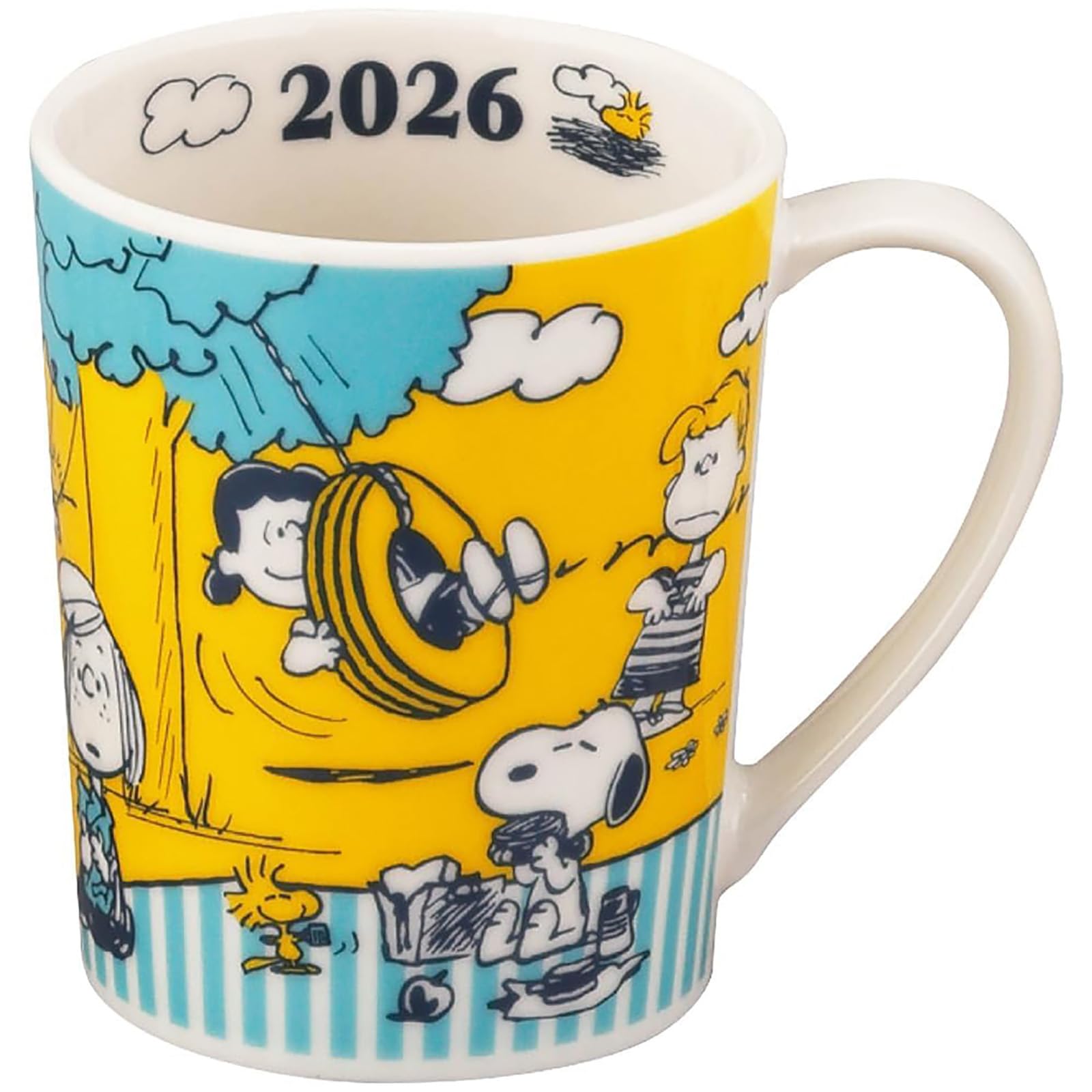 야마카 스누피 2026년 이어즈 머그컵 SN2026-11 350ml 2026년 머그컵