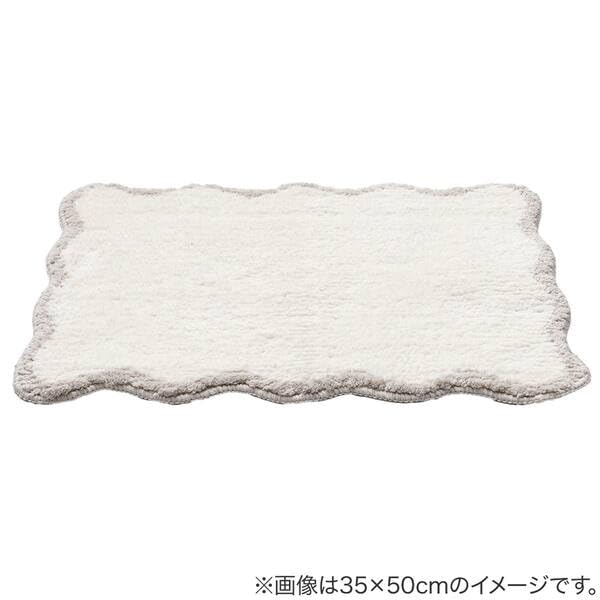 니토리 흡수력 좋은 욕실 발매트 SC CSP SL26 45x60cm 아이보리 이미지 3