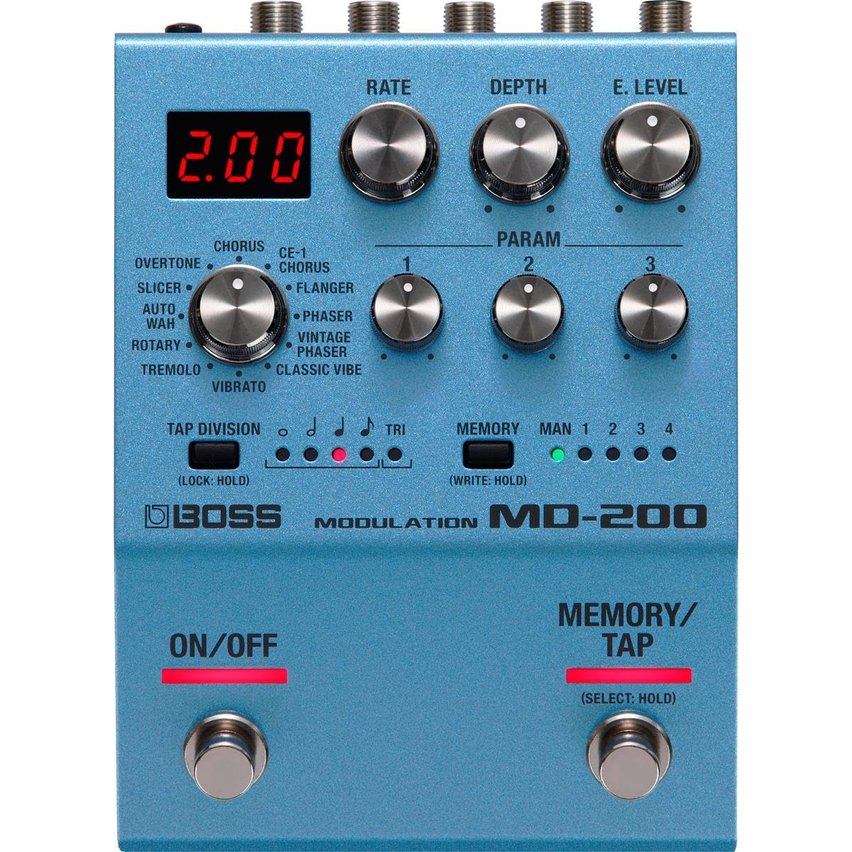 보스 MD-200 모듈레이션 이펙터 페달 이미지 2