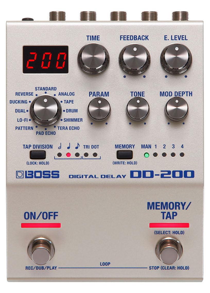 보스 DD-200 디지털 딜레이 루퍼 이펙터