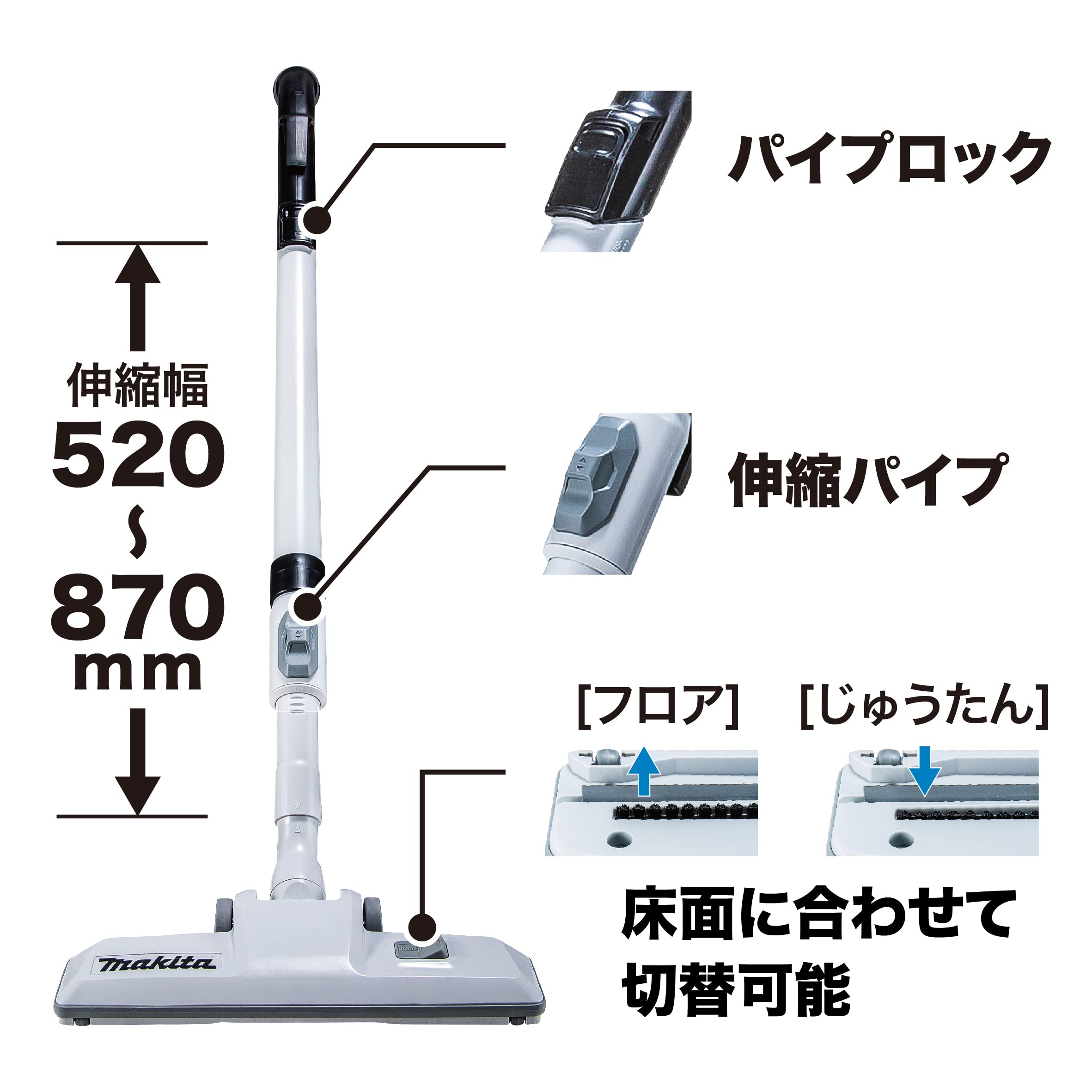 마키타 40Vmax 건식 집진기 VC005GZ 이미지 5