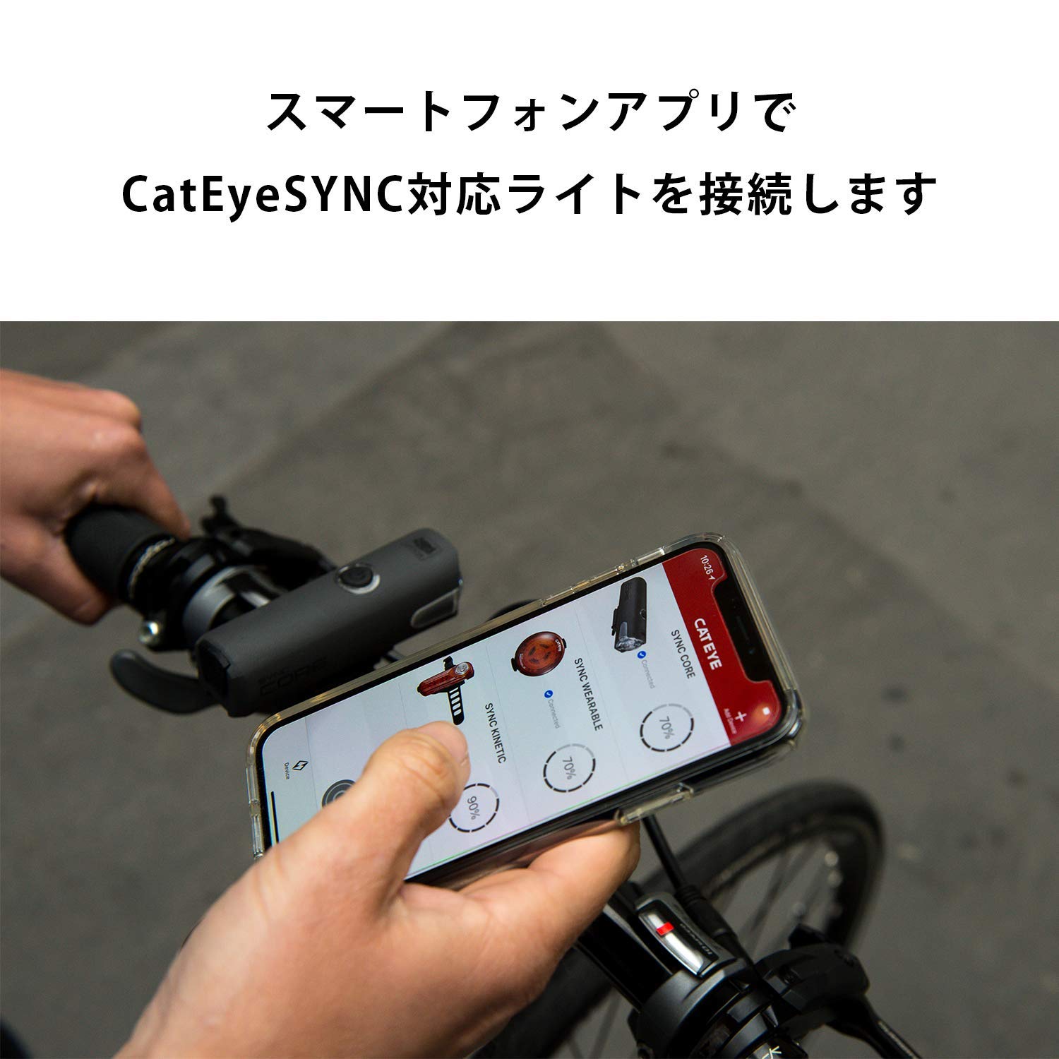 캣아이 SYNC CORE HL-NW100RC 자전거 전조등 이미지 6