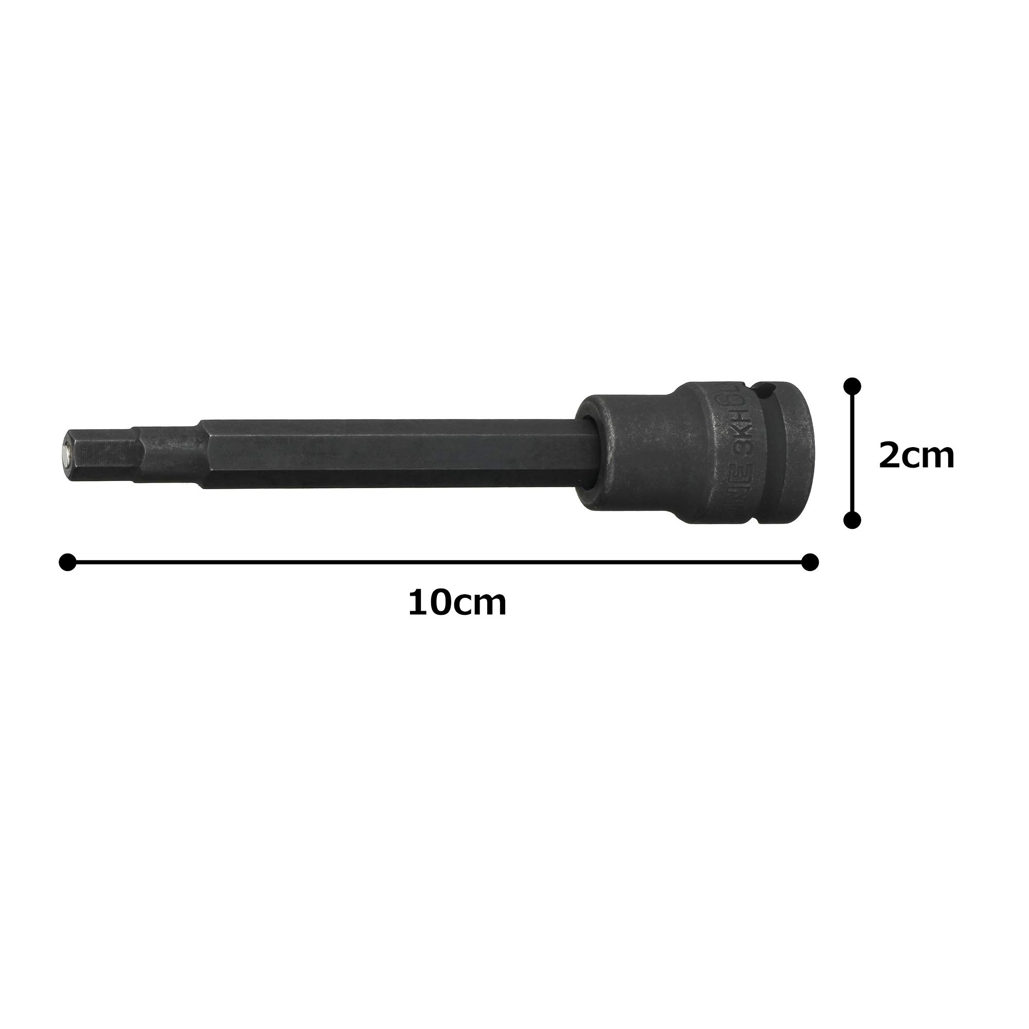 토네 HP3KH-06LK 9.5mm 6mm 롱 육각 소켓 마그넷형 이미지 5