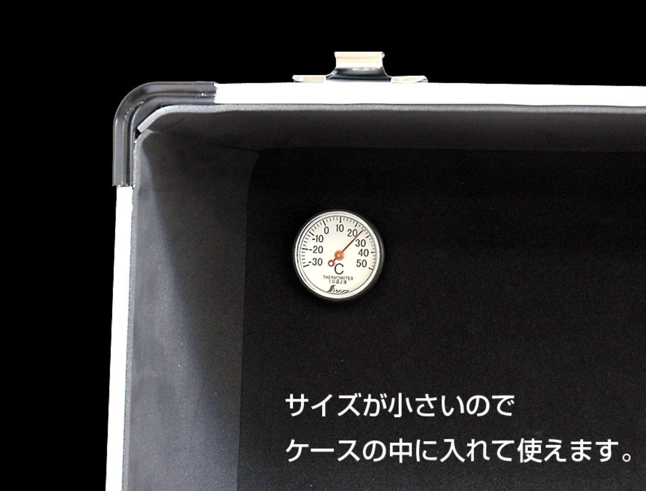신와 S-5 원형 3.5cm 아날로그 온도계 이미지 2