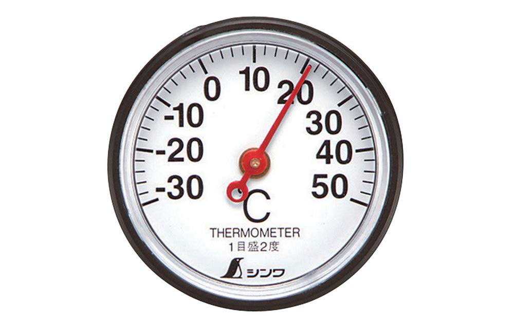 신와 S-5 원형 3.5cm 아날로그 온도계