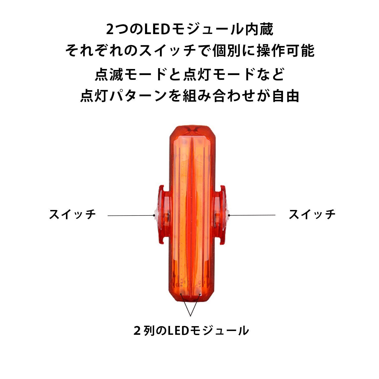 캣아이 래피드 X3 TL-LD720-R 자전거 후미등 USB 충전식 이미지 5