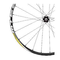시마노 WH-MT68 블랙 26인치 앞바퀴 휠 EWHMT68F 1