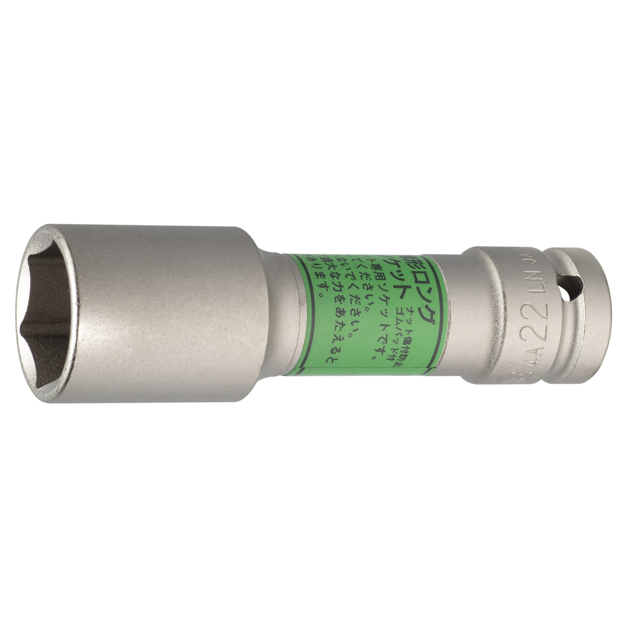 토네 HP4A-22LN 그린 22mm 임팩트 박형 롱 휠너트 소켓 12.7mm