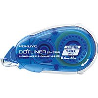 코쿠요 도트라이너 강력 접착 테이프 풀 타-DM400-08N 4개입