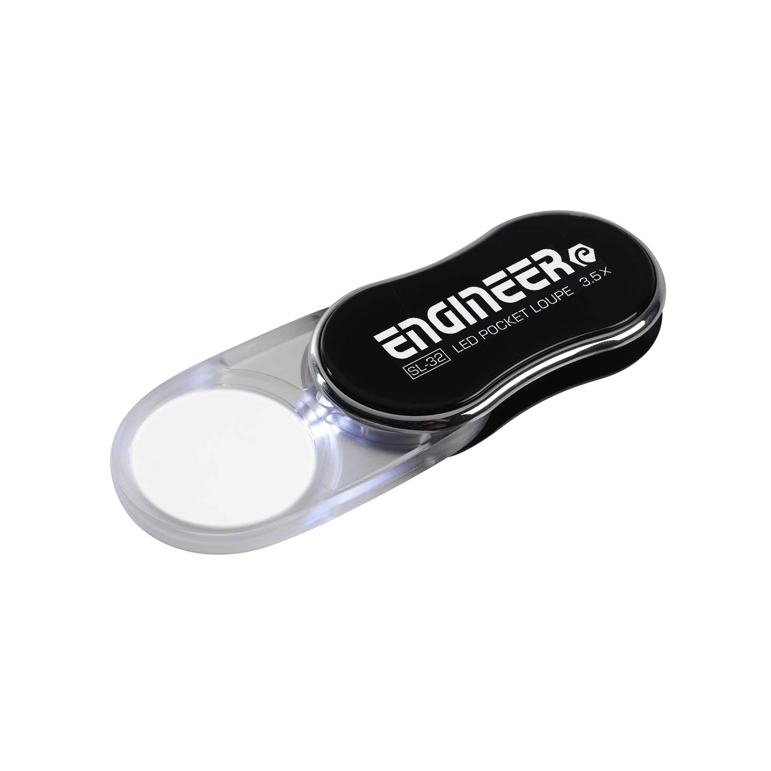 엔지니어 SL-32 LED 포켓 루페 확대경 3.5배