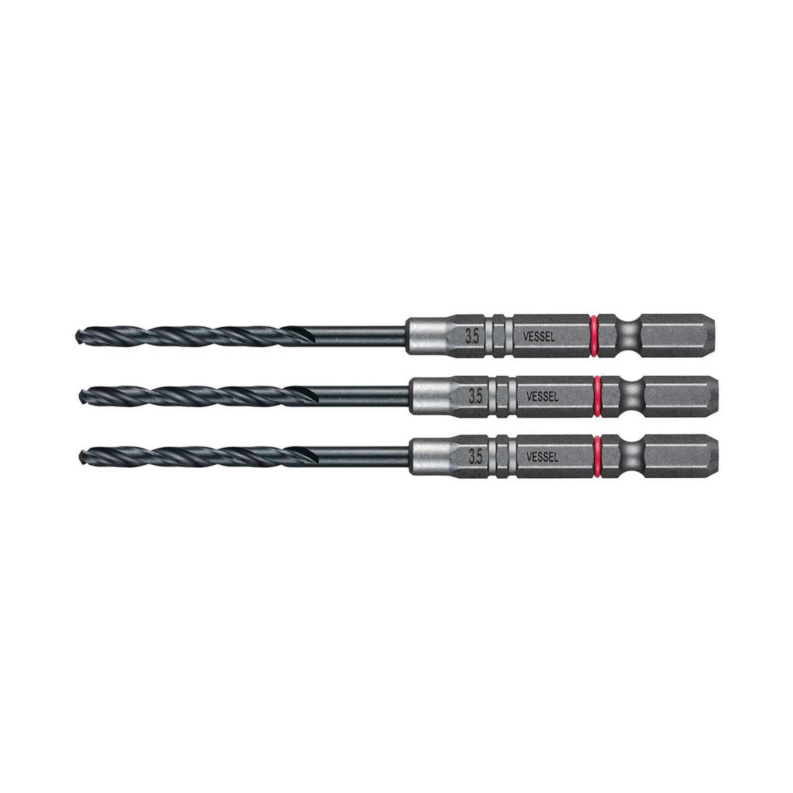 베셀 쿠션 드릴 철공용 드릴 비트 세트 3.5mm 3개입 AMD3S-3.5