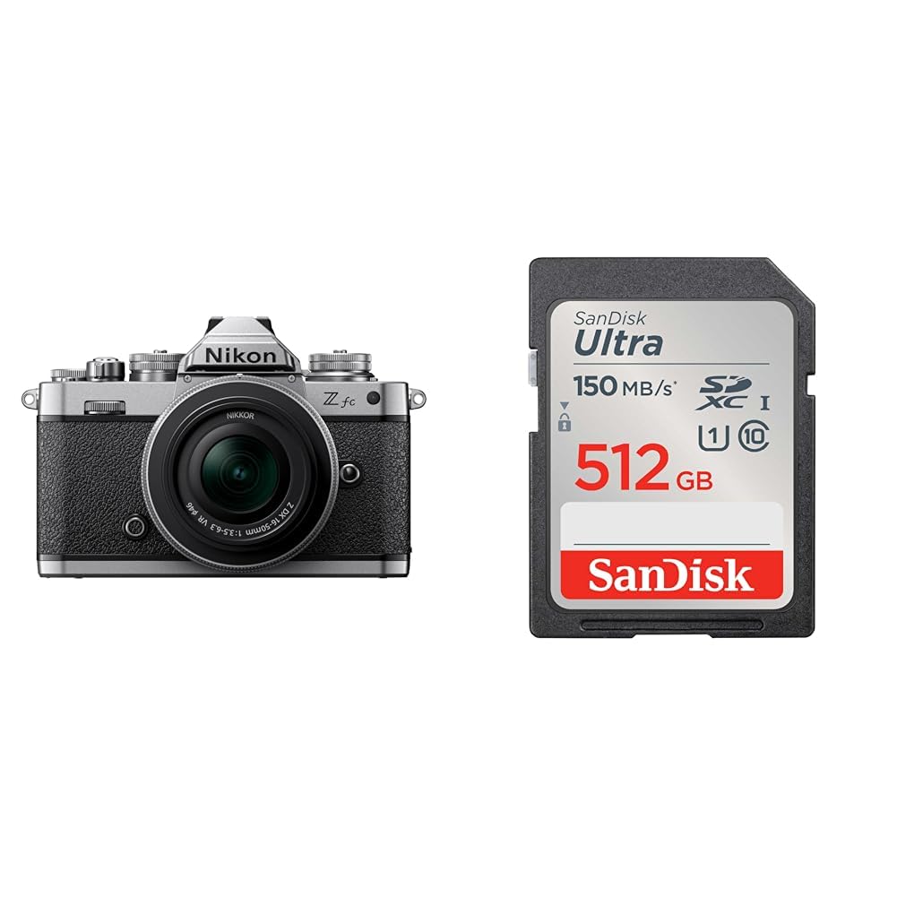니콘 Z fc 16-50mm 렌즈킷 실버 512GB 세트 이미지 1