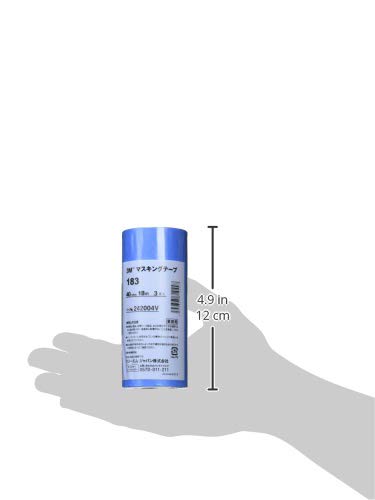 3M 183 차량용 마스킹 테이프 40mm 3롤 이미지 3