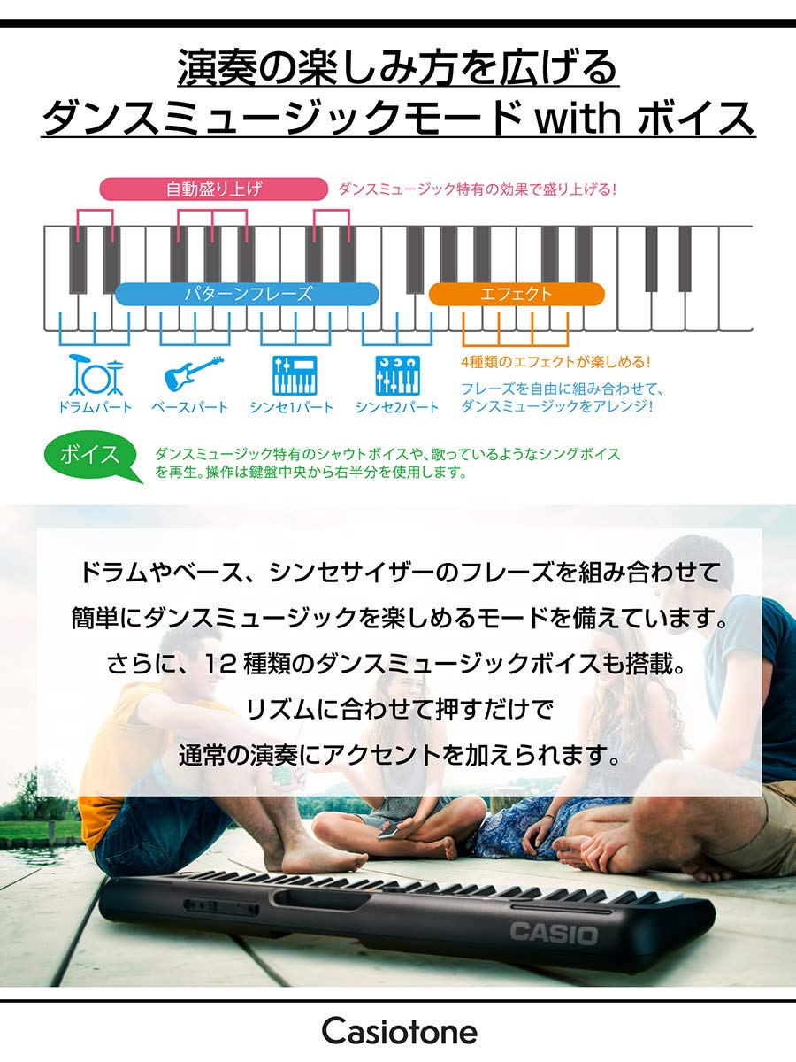 카시오 카시오톤 CT-S200RD 61건반 전자키보드 단품 이미지 8