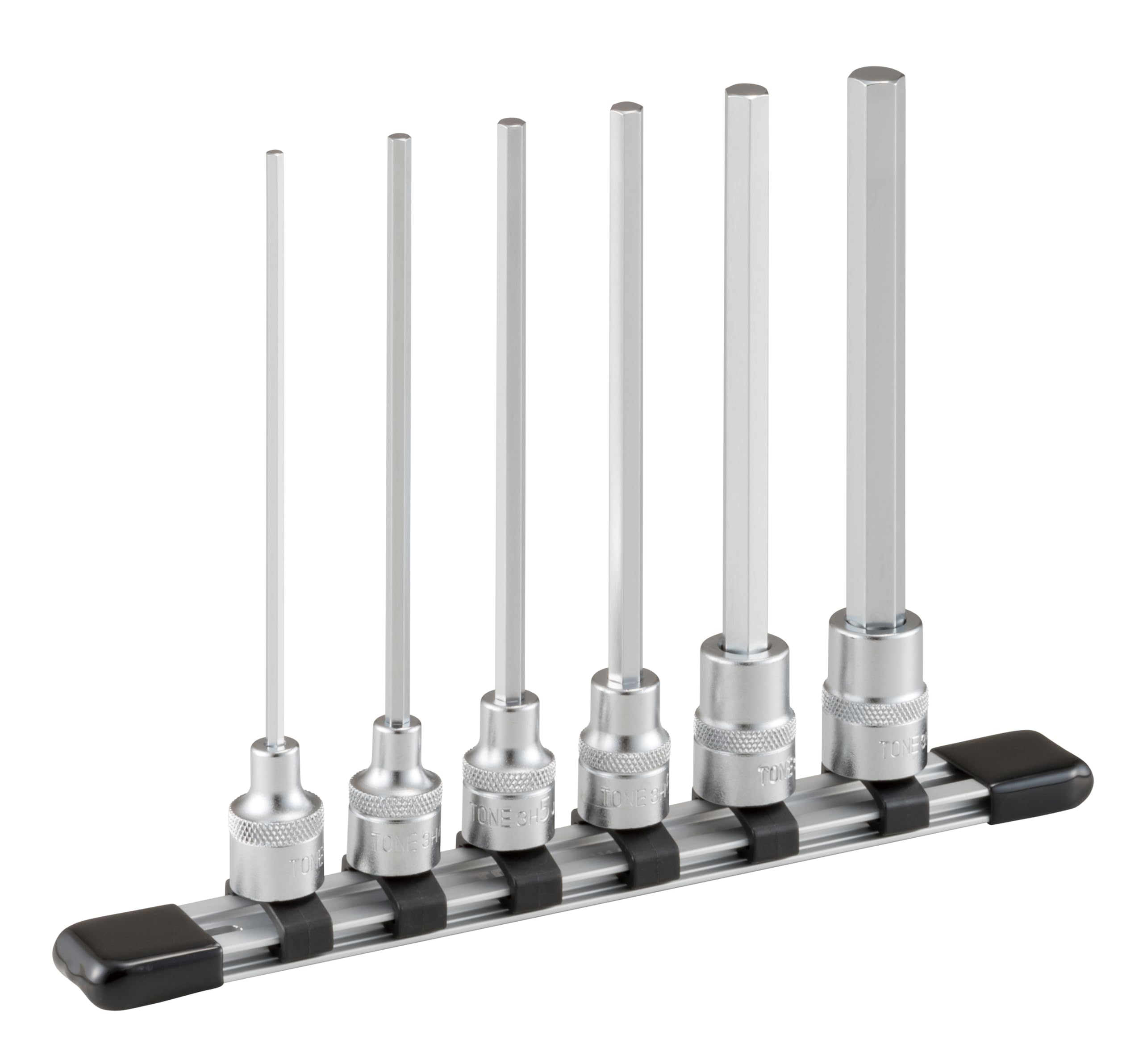 토네 HH306LL 초롱 육각 9.5mm 소켓 세트 홀더포함 6점 이미지 2