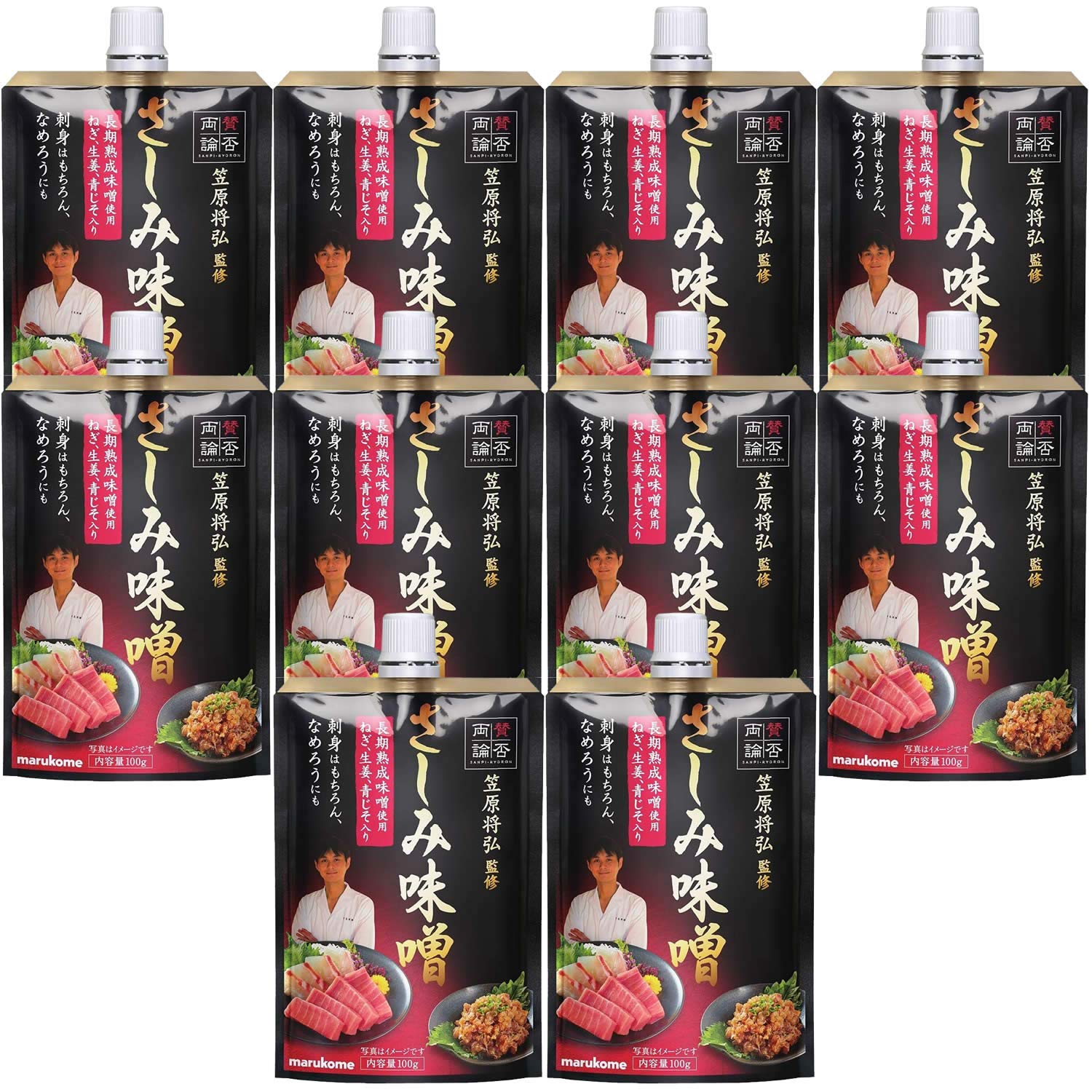 마루코메 산피료론 사시미 미소 100g 10개입