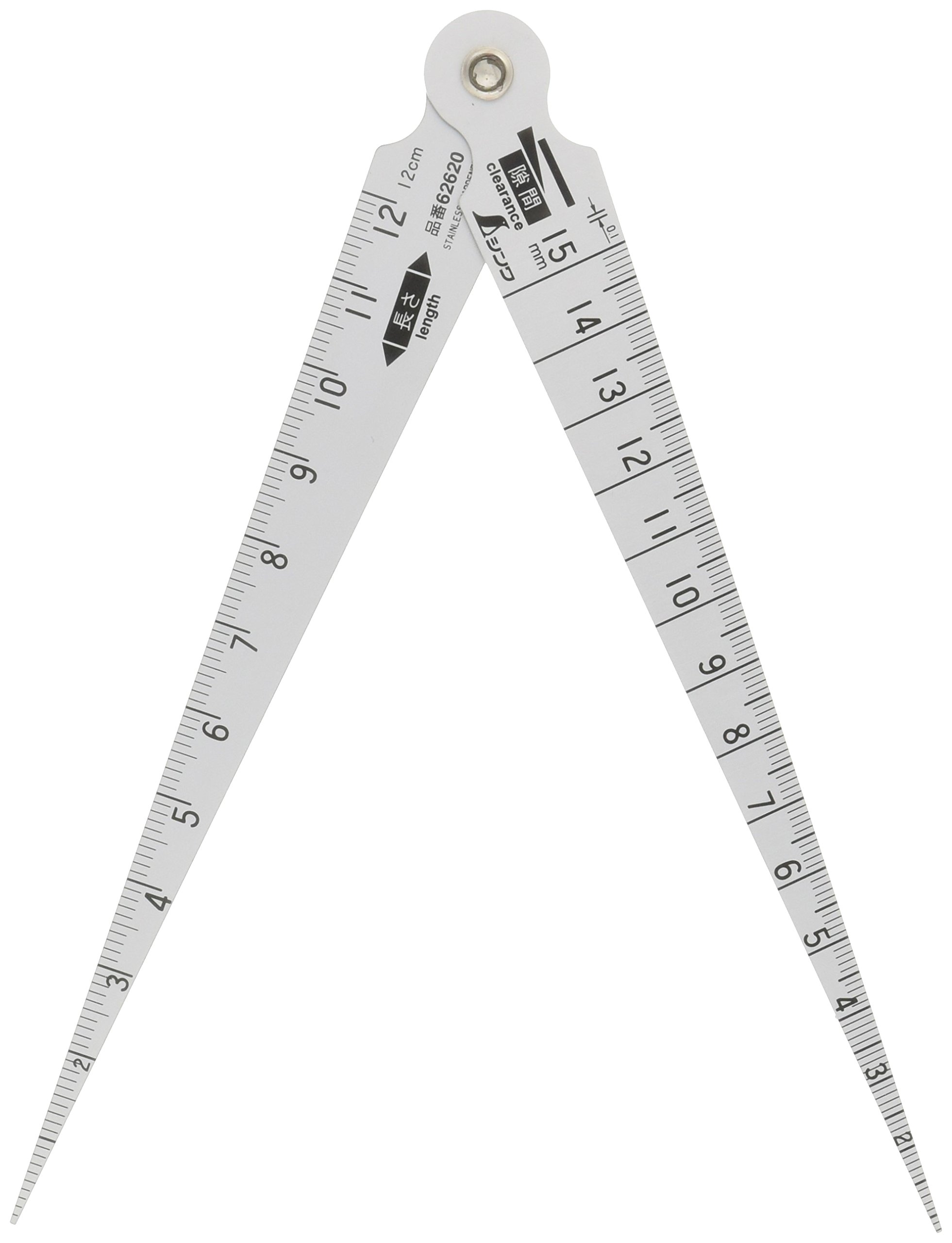 신와 테이퍼 게이지 더블 1-15mm 62620 이미지 2
