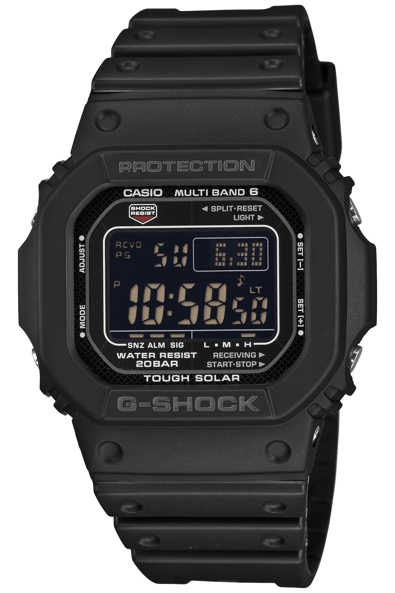 카시오 지샥 5600 스퀘어 올블랙 GW-M5610U-1BJF G-SHOCK 단품 올블랙