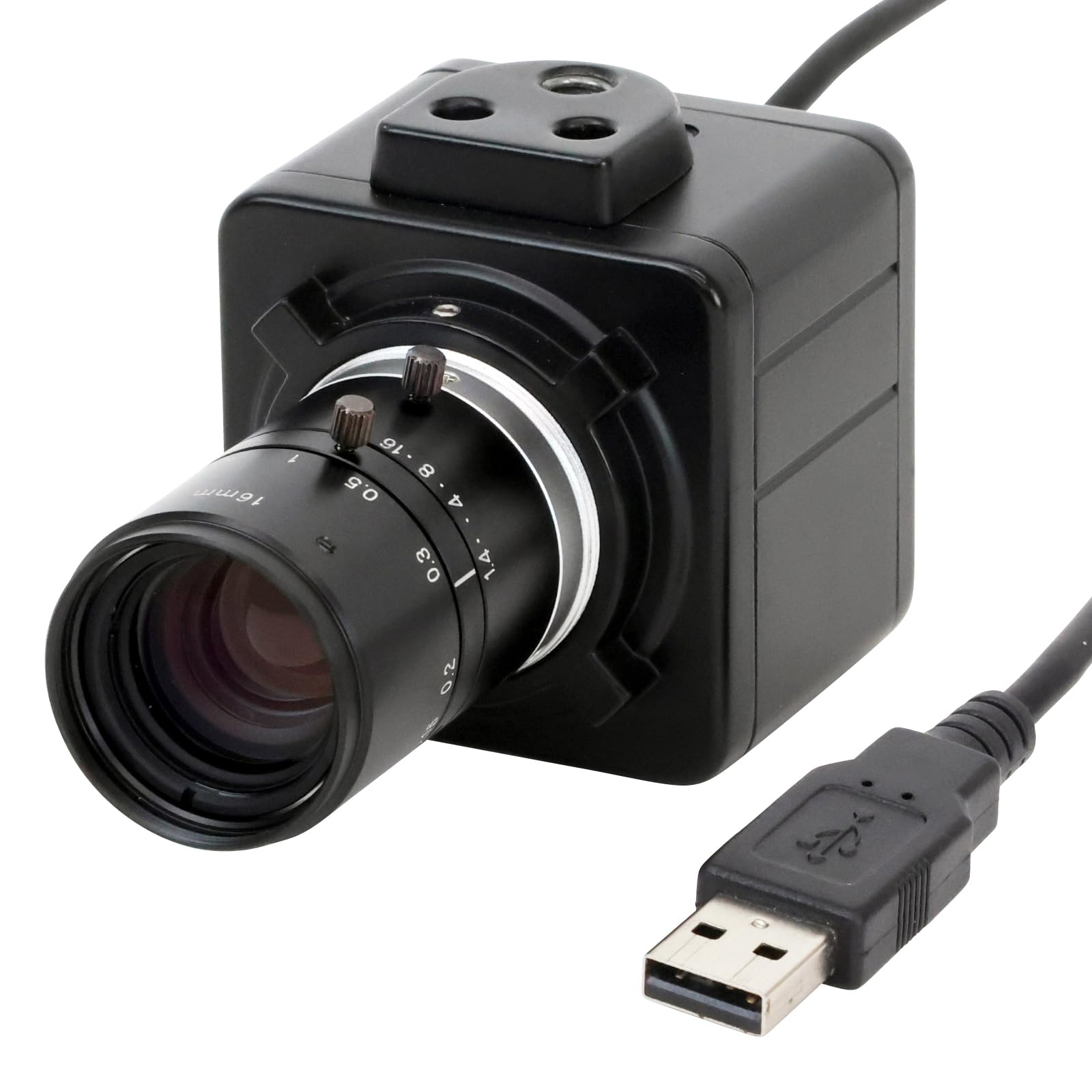호잔 USB 연결 300만 화소 초점거리 16mm 작동거리 100mm-∞ 카메라 렌즈 전용