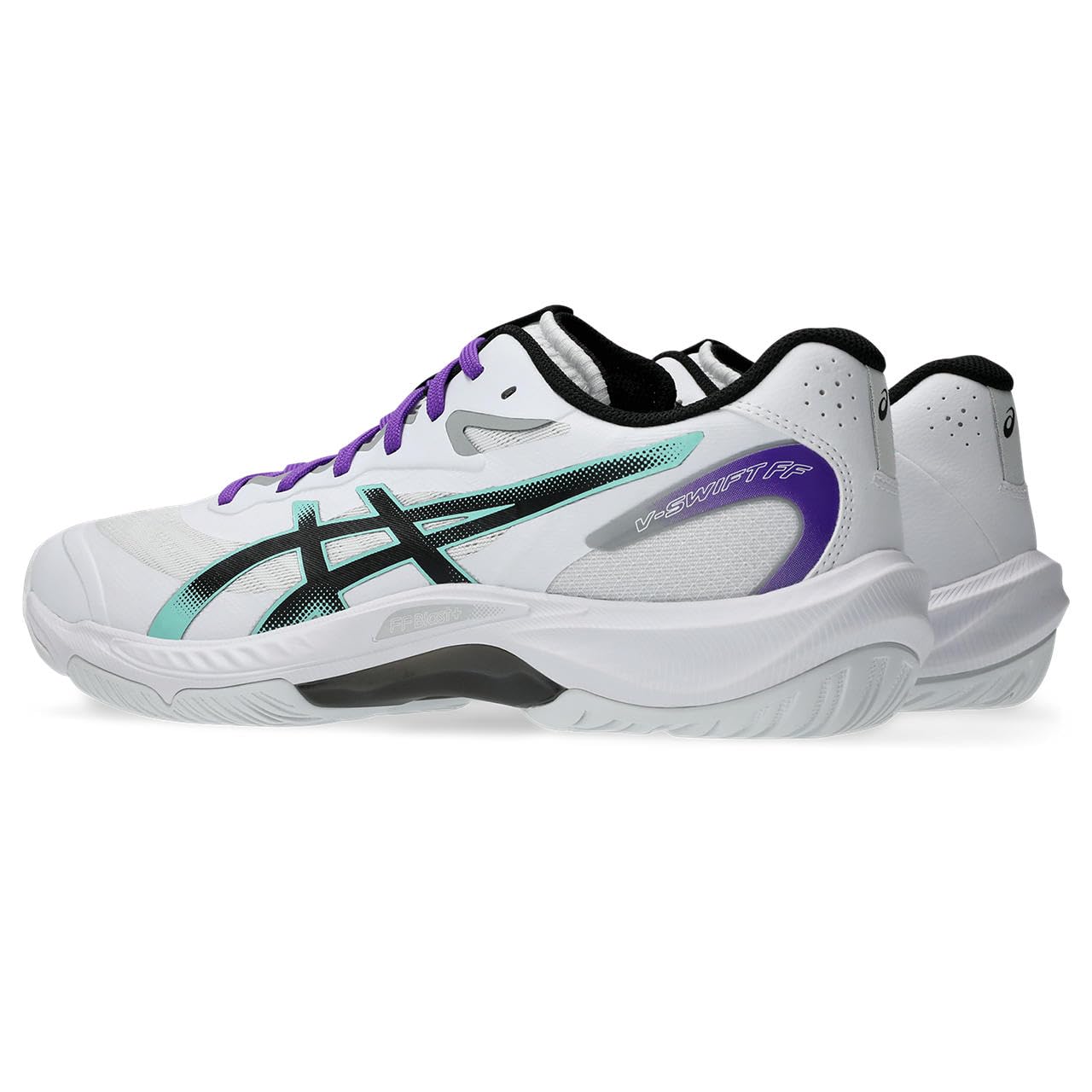 아식스 배구화 V-SWIFT FF 5 102 30.0 cm 2E 102(화이트/블랙) 이미지 2