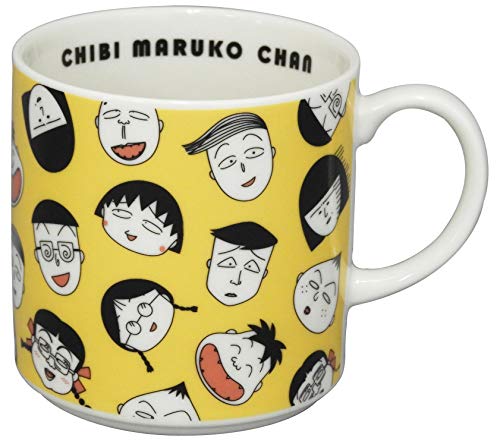 야마카 치비마루코짱 페이스 머그컵 CM12-11 350ml 이미지 2