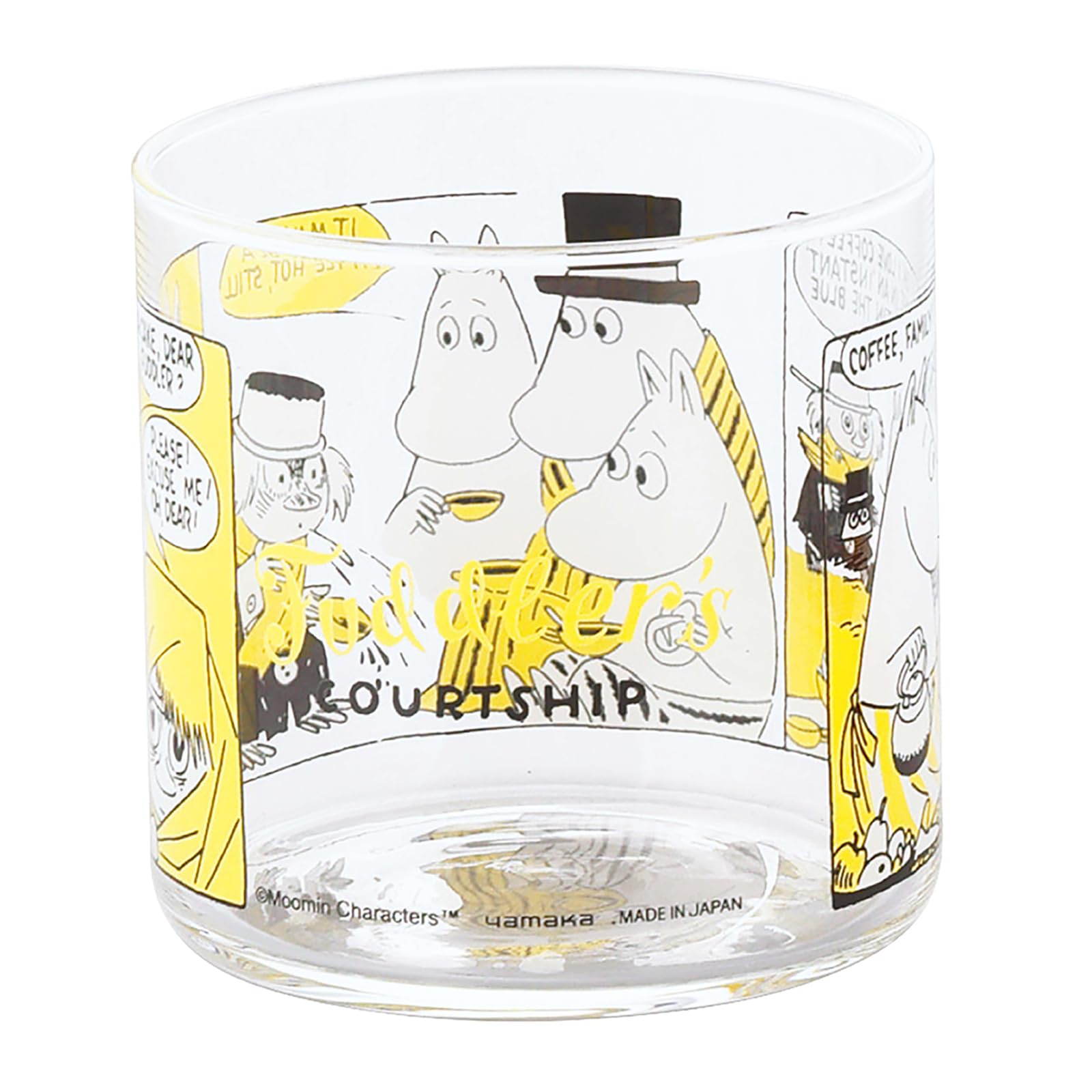 야마카 무민 커피타임 MM20501-813 330ml 유리 텀블러 이미지 2