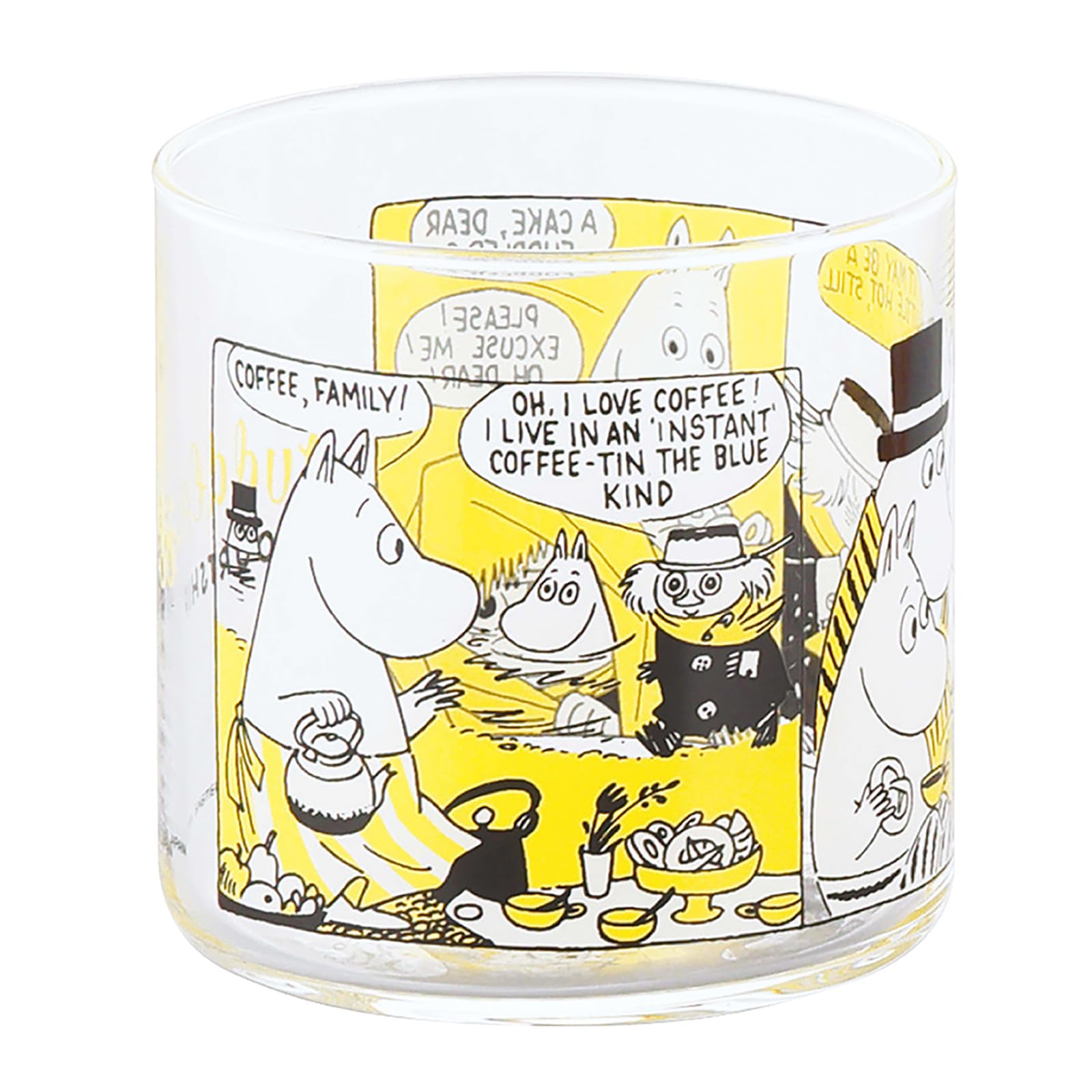 야마카 무민 커피타임 MM20501-813 330ml 유리 텀블러 이미지 3