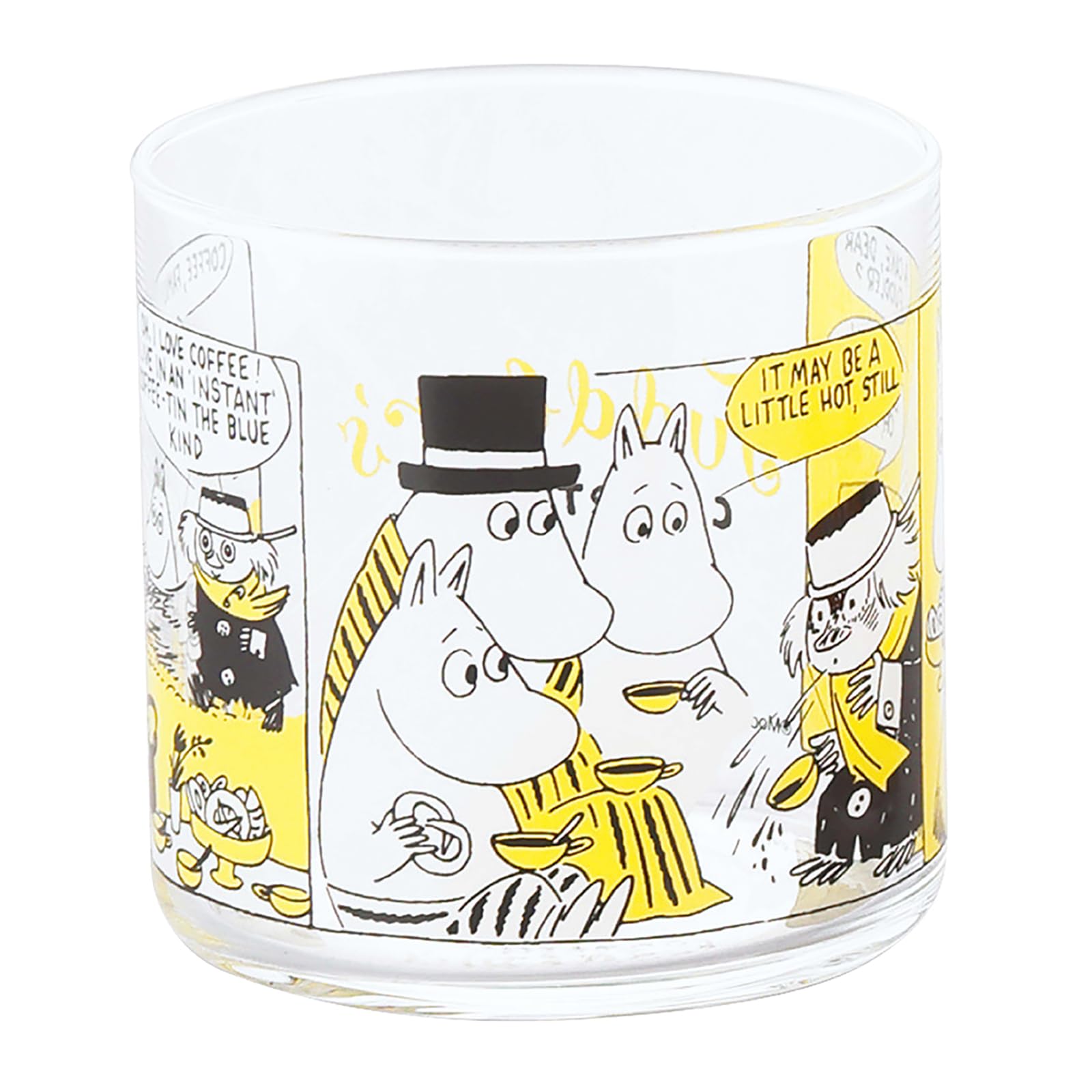 야마카 무민 커피타임 MM20501-813 330ml 유리 텀블러