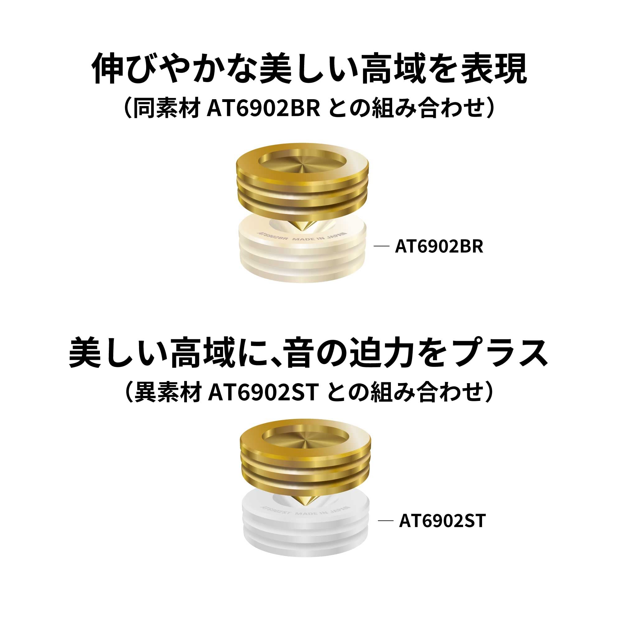 오디오테크니카 AT6901BR 황동 스파이크 인슐레이터 이미지 4