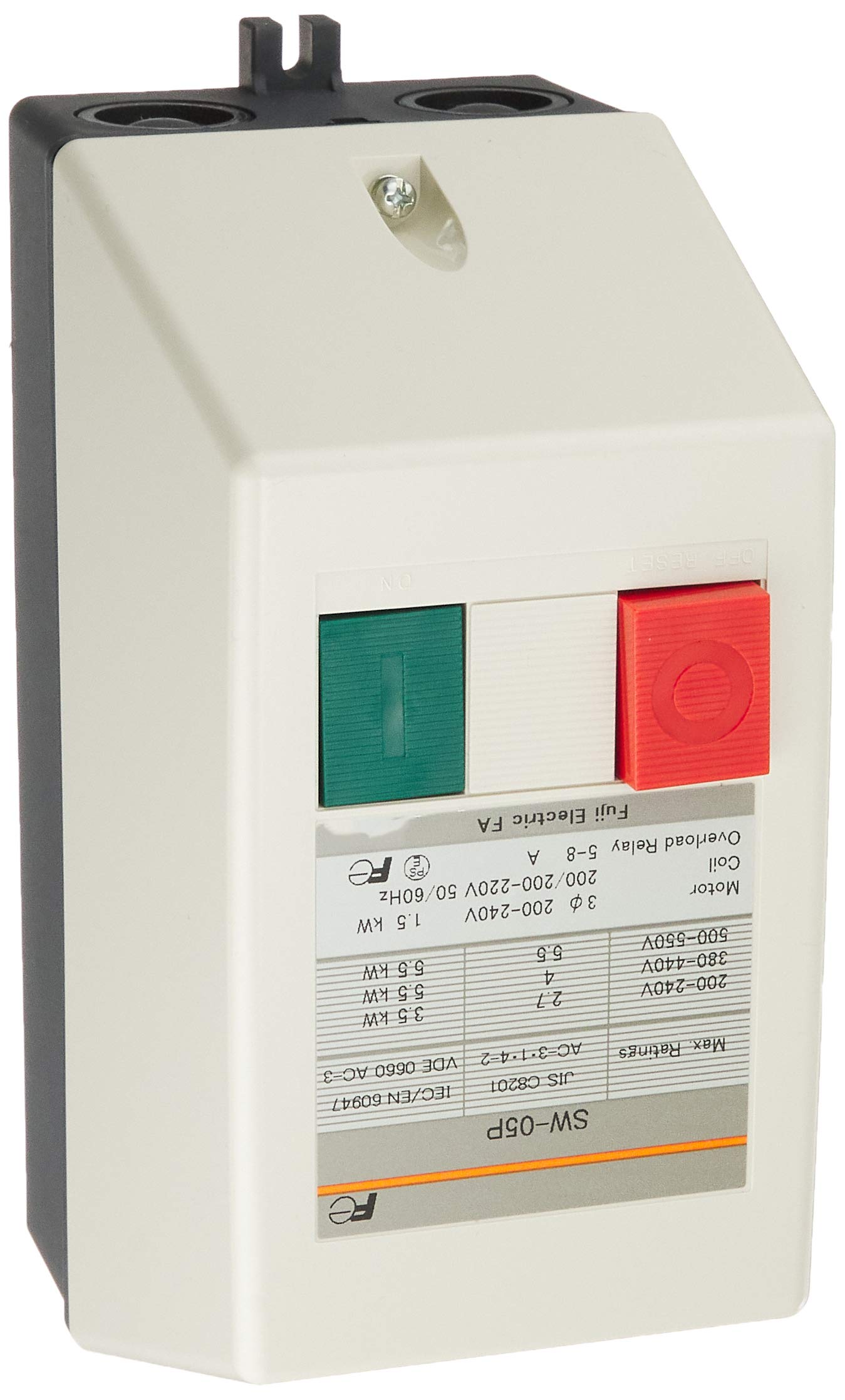 후지전기 모터 용량 : 1.5kW 전압 : AC200V 보조 접점 : 1a1b 이미지 1