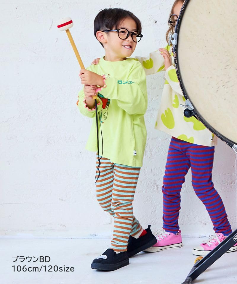 마키즈 라이트블루 보더 파일 레깅스 라이트블루BD 70 이미지 8